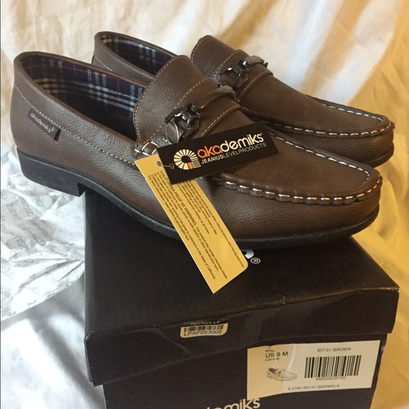 Men’s Akademiks Slip-on Smooth Loafers size 9 - Picture 2 of 4